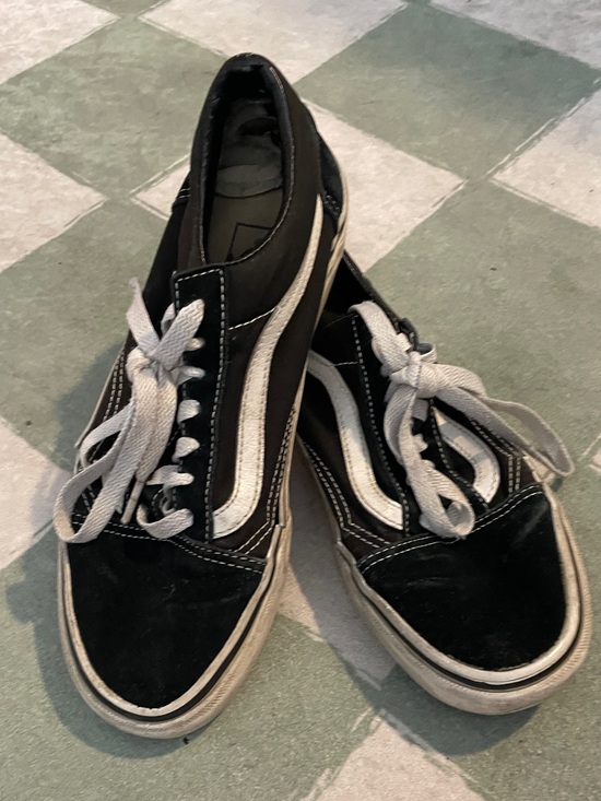 Vans Other - Vans Black and White Low-Top Skate Sneakers